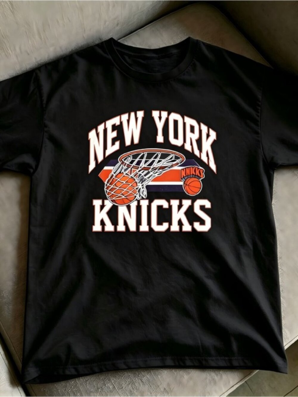 New York Knicks blackWomen Men T-shirt unisex